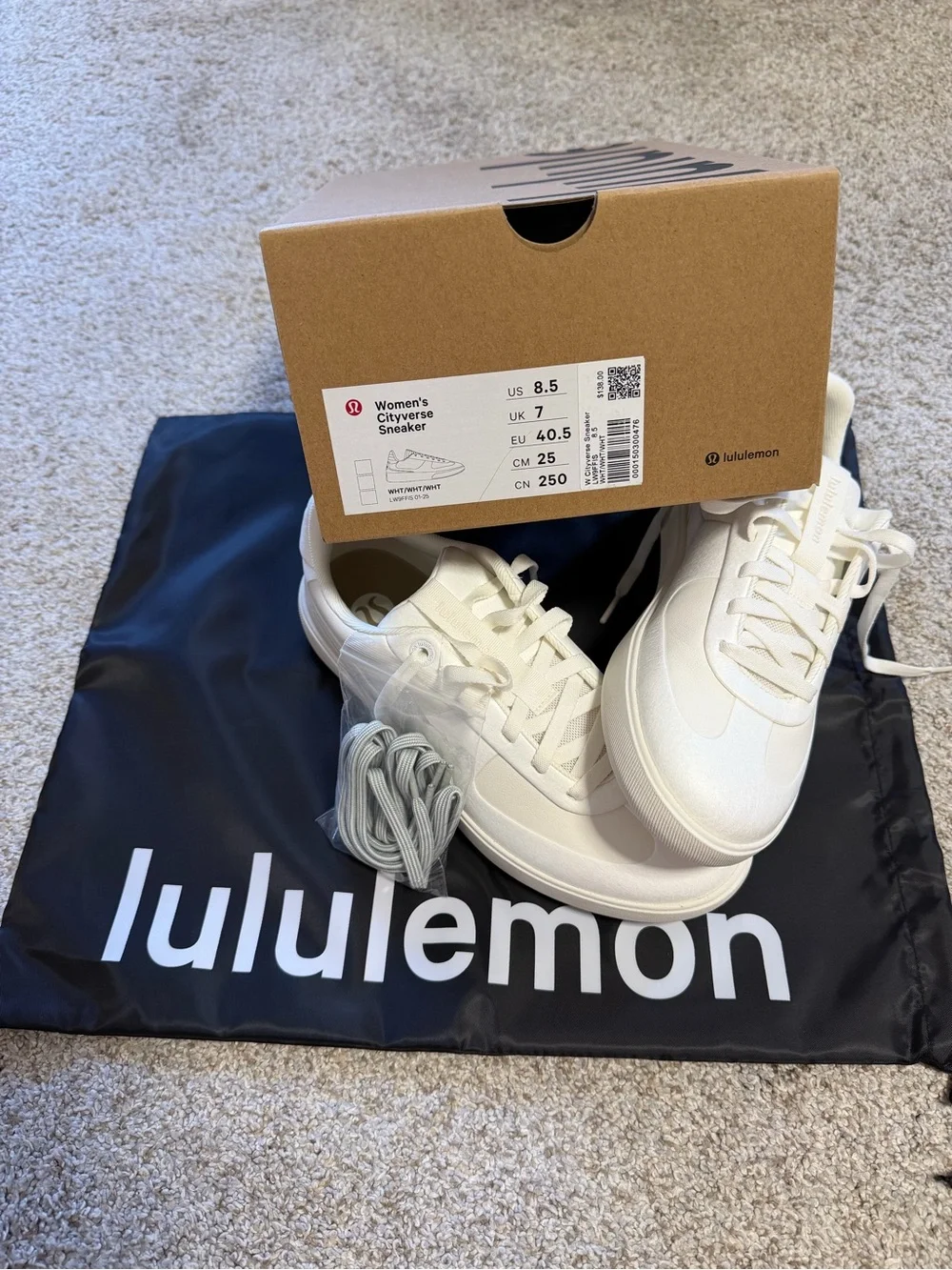 Lululemon White Cityverse Sneakers